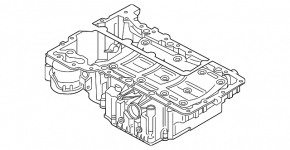 Полуподдон масляный BMW X7 G07 19-26 4.4 S68T S68X