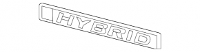 Эмблема надпись HYBRID крышки багажника Honda Accord 18-22