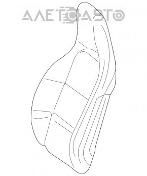 Scaun de pasager Mercedes CLA 14-19 fără airbag, bej