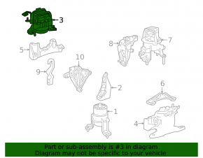 Suport motor dreapta pentru Lexus ES300h 19-26