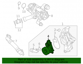 Помпа водяная BMW 2 G42 23-25 M240i