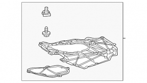 Защита двигателя Lexus NX250 NX350h 22-26