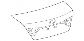 Крышка багажника Toyota Camry v55 15-17 usa