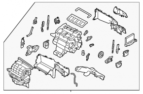 Печка в сборе Subaru Outback 20-23 2.5 base