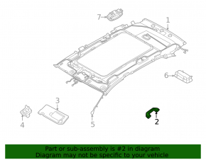 Ручка потолка передняя левая Hyundai Sonata 20-26 темно-серая