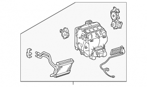 Печка в сборе Toyota Camry v40