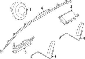 Подушка безопасности airbag пассажирская в торпеде Mazda CX-90 24-26