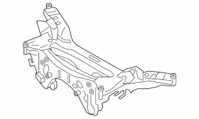 Подрамник задний Nissan Rogue 14-20 fwd