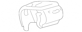 Накладка консоли передняя с подстаканникпми Toyota Prius 20 04-09 царапины
