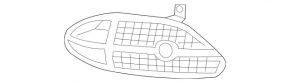 Grilă bara față dreapta Mercedes Clasa E W212 14-16 clasic/avantgarde