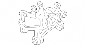 Цапфа задняя правая Mazda CX-9 16-23 AWD