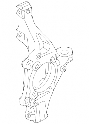 Цапфа передняя правая Kia EV6 22-26 RWD