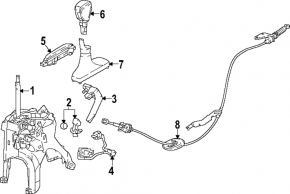 Трос коробки передач Honda Accord 23-26