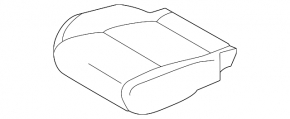 Scaun pasager Nissan Rogue 21-26 fără airbag, manual, piele gri deschis, fabricat în SUA