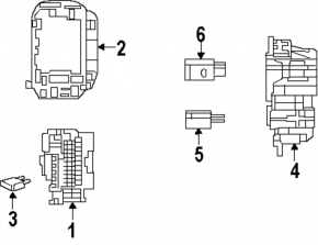 Cutia de siguranțe sub torpilă stânga Mercedes C-class W205 15-21
