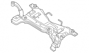 Подрамник передний Mazda3 MPS 09-12