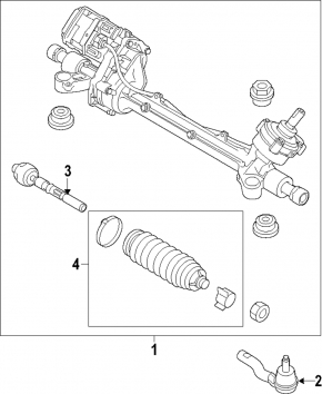Рейка рулевая Ford Fusion mk5 13-20