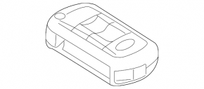 Cheie inteligentă pentru Land Rover Range Rover Sport 13-16 433 MHz