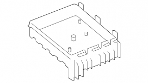 Блок предохранителей подкапотный VW Jetta 11-18 USA 2.0