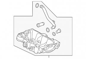 Поддон масляный Volvo XC90 16-17 B4204T27 T6 2.0T