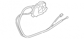 Привод замка крышки багажника BMW 7 F01 11-15