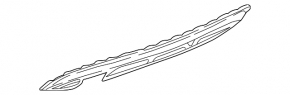 Губа заднего бампера VW Tiguan 18-21 под парктроники