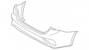 Bara spate goala Kia Forte 19-21 4d fara senzori de parcare