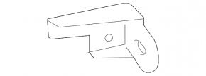 Кронштейн выпускной трассы передний Mercedes W167 GLE 350 450 20-26