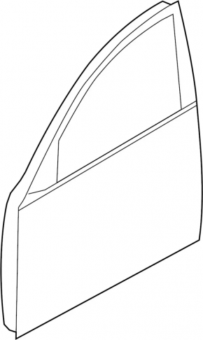Дверь голая передняя левая Infiniti FX35 09-12