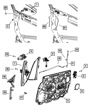 Ручка двери внешняя передняя правая Chrysler 200 11-14