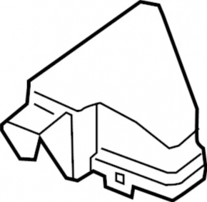 Крышка блока предохранителей подкапотная Infiniti QX50 19-21 треугольная