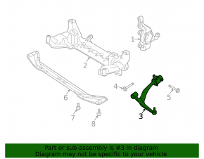 Рычаг нижний передний правый Infiniti FX35 FX45 03-08