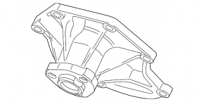 Помпа водяная Audi Q7 4L 10-15