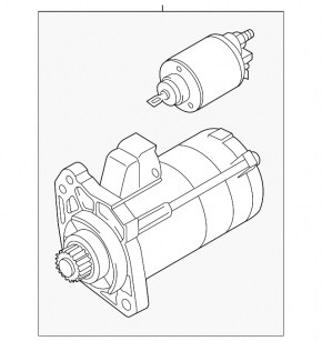 Стартер Audi A6 C7 12-13 2.0T