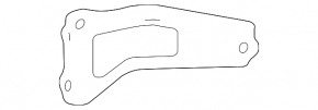 Кронштейн выпускного коллектора Toyota Prius 50 16-22