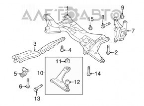 Braț de control inferior stânga față pentru Mitsubishi Outlander Sport ASX 17-25