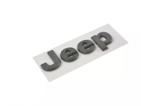Эмблема надпись капота Jeep Compass 17-26 серая
