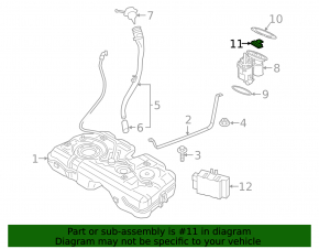 FUEL PRESSURE TEMP TEMPERATURE SENSOR MODULE BMW X3 F25 11-17