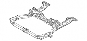 Подрамник передний Subaru Outback 10-14