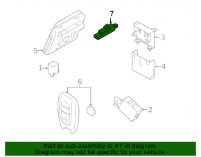 Antenă fără cheie Subaru Forester 25-26