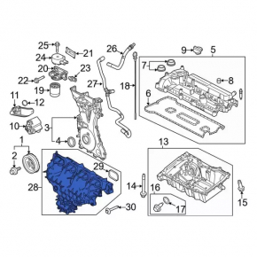 Коллектор впускной Ford Edge 15-18 2.0T