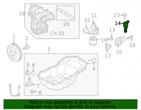 Клапан фазорегулятора Mazda CX-30 20-26 2.5