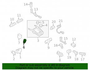 Кнопка start/stop Audi A4 B8 13-16 рест