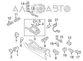 Кнопка start/stop Audi A4 B8 13-16 рест