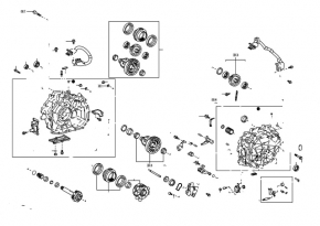 Передняя крышка АКПП Toyota Prius V 12-17 CVT