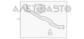Уплотнитель капота задний Toyota Highlander 11-13