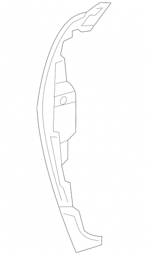 Уплотнитель двери передней левой на торце Lexus ES250 ES300h ES350 19-26