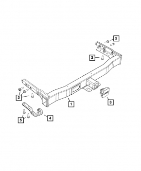 Фаркоп Jeep Cherokee KL 14-23