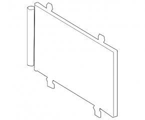 Condensator radiator aer condiționat Lexus LS460 09-17 AWD