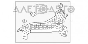 Крепление фары переднее левое Audi Q3 8U 16-18